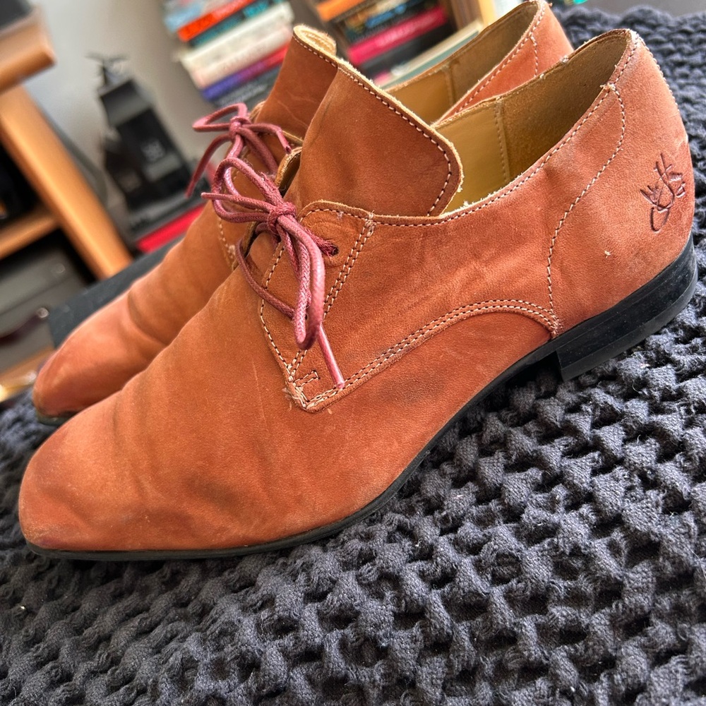 John Fluevog Orange shoes W7
